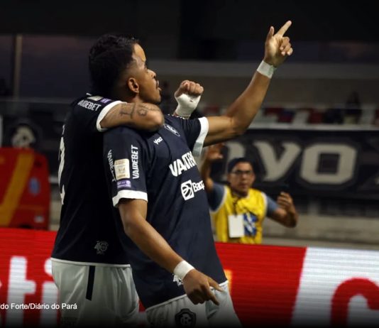 Artilheiro do Remo, Jajá cobra atenção antes de sequência fora de casa Remo 2×2 Atlético-MG (Matheus Alexandre e Jajá) – Foto: Oswaldo Forte/Diário do Pará