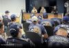 Após protestos, torcida organizada se reúne com diretoria do Remo e mantém cobrança por reação Representantes da torcida e dirigentes do Remo se reuniram no Baenão para discutir o momento do clube – Foto: Reprodução/ADITOR