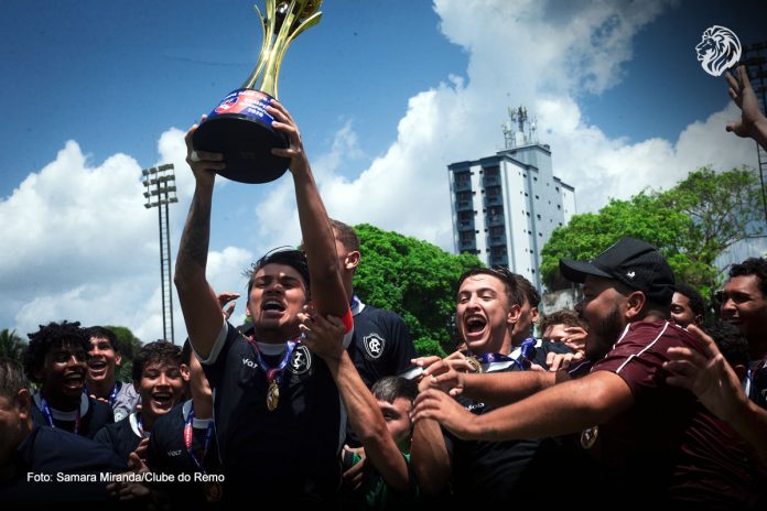 Remo é campeão da Copa Pará Sub-17 – Foto: Samara Miranda/Clube do Remo Remo é campeão da Copa Pará Sub-17 – Foto: Samara Miranda/Clube do Remo