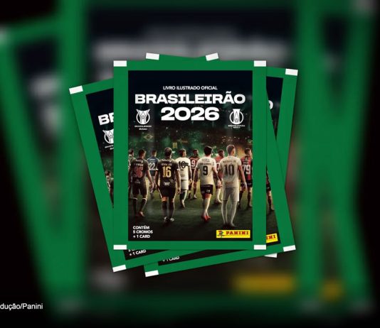 Álbum oficial do Brasileirão 2026 marca a volta do Remo à coleção da Série A – Foto: Reprodução/Panini