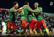Tchamba ganha sequência por Camarões antes de retornar ao Remo Duplexe Tchamba esteve em campo por Camarões em jogo válido pelas Eliminatórias da Copa Africana – Foto: Divulgação/Kamus Pictures