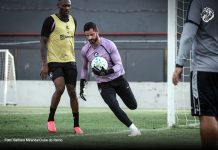 Rangel, Marcelinho e Tchamba entram nos planos do Leão para as próximas temporadas Duplexe Tchamba e Marcelo Rangel – Foto: Samara Miranda/Clube do Remo