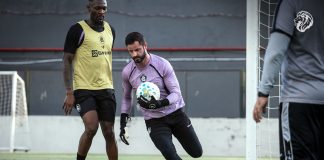 Rangel, Marcelinho e Tchamba entram nos planos do Leão para as próximas temporadas Duplexe Tchamba e Marcelo Rangel – Foto: Samara Miranda/Clube do Remo