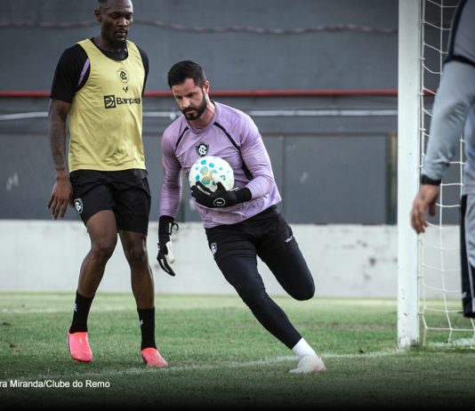 Rangel, Marcelinho e Tchamba entram nos planos do Leão para as próximas temporadas Duplexe Tchamba e Marcelo Rangel – Foto: Samara Miranda/Clube do Remo