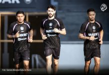 Galeano, Gabriel Taliari e Yago Pikachu – Foto: Samara Miranda/Clube do Remo