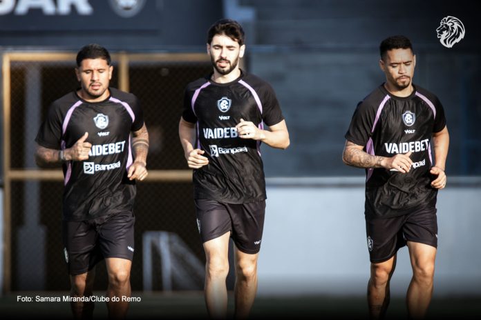 Galeano, Gabriel Taliari e Yago Pikachu – Foto: Samara Miranda/Clube do Remo