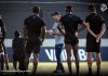 Léo Condé orienta os jogadores durante o treino – Foto: Samara Miranda/Clube do Remo