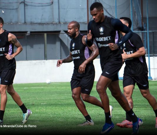 Outubro vira esperança para reação azulina na luta contra o rebaixamento Marlon, Patrick, Matheus Alexandre e Yago Pikachu – Foto: Samara Miranda/Clube do Remo