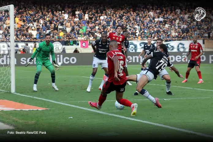 Remo 0×1 Flamengo-RJ (Marcelo Rangel, Marllon e Marcelinho) – Foto: Beatriz Reis/GE Pará