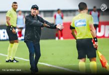 Condé fala sobre pressão no cargo e recebe apoio de Patrick no Remo Remo 0×1 Flamengo-RJ (Léo Condé) – Foto: Igor Mota/O Liberal