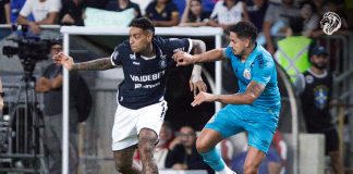 Remo afasta Alef Manga após discussão com Marllon e atacante pode deixar o clube Remo 1×2 Santos-SP (Alef Manga) – Foto: Samara Miranda/Clube do Remo