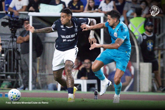 Remo 1×2 Santos-SP (Alef Manga) – Foto: Samara Miranda/Clube do Remo Remo 1×2 Santos-SP (Alef Manga) – Foto: Samara Miranda/Clube do Remo