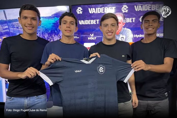 Rui, JP Rodrigues, Toninho e Abner – Foto: Diogo Puget/Clube do Remo