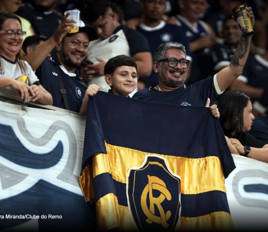 Remo × Flamengo-RJ terá restrição a camisas de outros clubes no Mangueirão Fenômeno Azul no Mangueirão – Foto: Samara Miranda/Clube do Remo