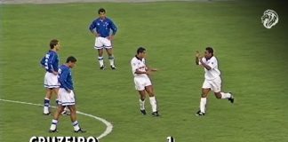 Cruzeiro-MG 1×5 Remo (Série A 1994) – Foto: Reprodução/TV Globo (imagem restaurada digitalmente)