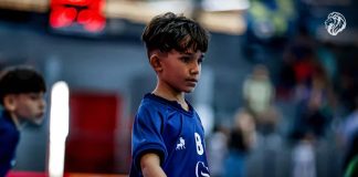 “Maestro” de 9 anos chama atenção com gols e assistências na base azulina Gael Amim – Foto: Reprodução/redes sociais