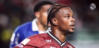 Eduardo Melo relembra período difícil longe dos gramados: “Momento doloroso” Remo 1×1 Grêmio-RS (Eduardo Melo) – Foto: Samara Miranda/Clube do Remo