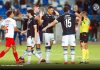 Jogadores do Remo lamentam chances perdidas e reforçam luta contra o rebaixamento Remo 1×1 RB Bragantino-SP (Gabriel Taliari, Leonel Picco, Zé Ivaldo e Vitor Bueno) – Foto: Cristino Martins/O Liberal