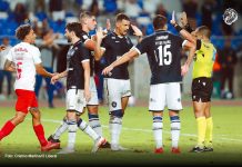 Jogadores do Remo lamentam chances perdidas e reforçam luta contra o rebaixamento Remo 1×1 RB Bragantino-SP (Gabriel Taliari, Leonel Picco, Zé Ivaldo e Vitor Bueno) – Foto: Cristino Martins/O Liberal