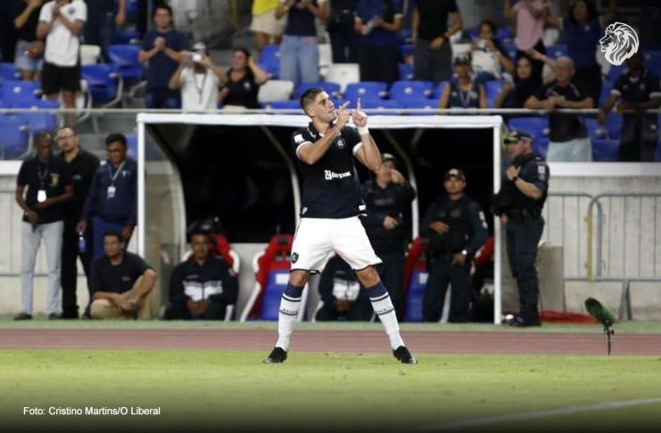 Picco comemora golaço pelo Remo diante dos pais no Mangueirão: “Emoção grande” Remo 2×1 Botafogo-RJ (Leonel Picco) – Foto: Cristino Martins/O Liberal