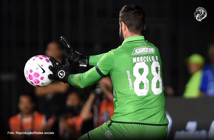 Destaque contra o Vasco-RJ, Marcelo Rangel desfalca o Remo diante do RB Bragantino-SP Vasco-RJ 0×0 Remo (Marcelo Rangel) ~ Foto: Reprodução/Redes sociais