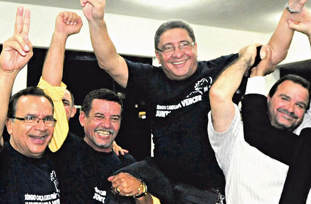 Sérgio Cabeça foi reeleito com grande diferença de votos