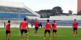 Jogadores do Remo realizam treino recreativo no Baenão