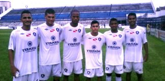 Remo Sub-20, com William, Gabriel, Guilherme, Marquinhos, Silvio e Rodrigo