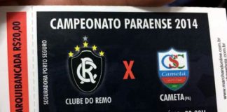 Ingresso para Remo x Cametá