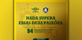 Umbro vai lançar terceiro uniforme do Remo homenageando o tetracampeonato da Seleção Brasileira em 1994