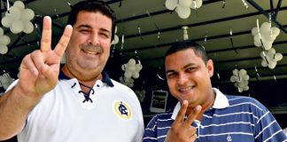 Zeca Pirão e Marco Antônio Pina, o "Magnata"