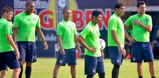 Felipe Macena, Val Barreto, Fabrício, Rony, Rafael Paty e Eduardo Ramos