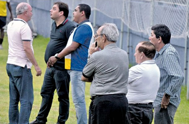 Sérgio Dias, Milton Campos, Marco Antônio Pina (Magnata) e Manoel Ribeiro