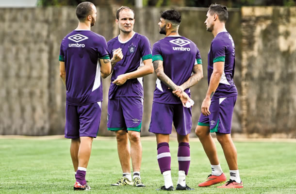 Henrique, Michel Schmöller, Ciro e Eduardo Ramos