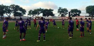 Jogadores remistas realizam atividade física no CT do Sergipe-SE