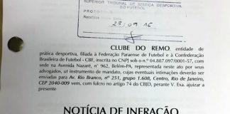 Notícia de Infração