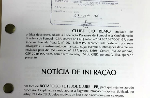 Notícia de Infração