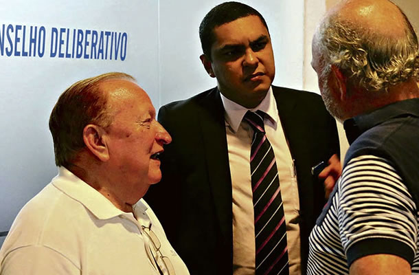 Manoel Ribeiro, Marco Antônio Pina (Magnata) e Sérgio Dias