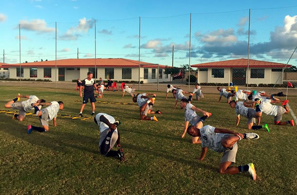 Jogadores remistas realizam atividade física em Maceió-AL