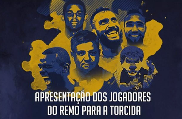 Apresentação dos jogadores para a torcida