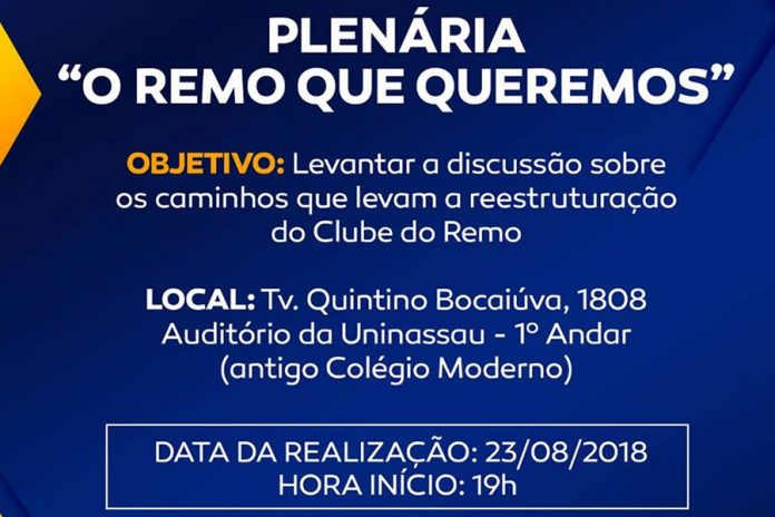 Plenária "O Remo que Queremos"