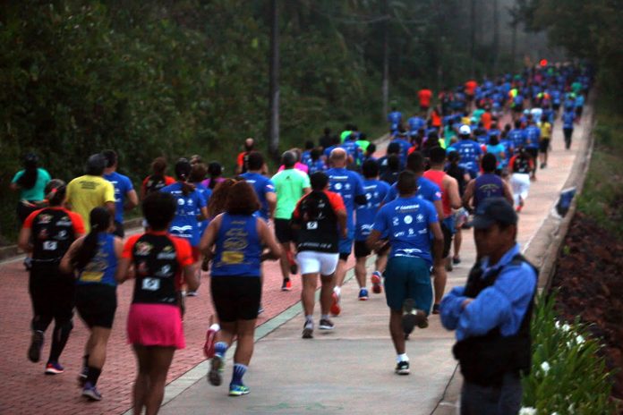 Corrida no Parque Estadual do Utinga