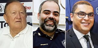 Manoel Ribeiro, Fábio Bentes e Marco Antônio Pina "Magnata"