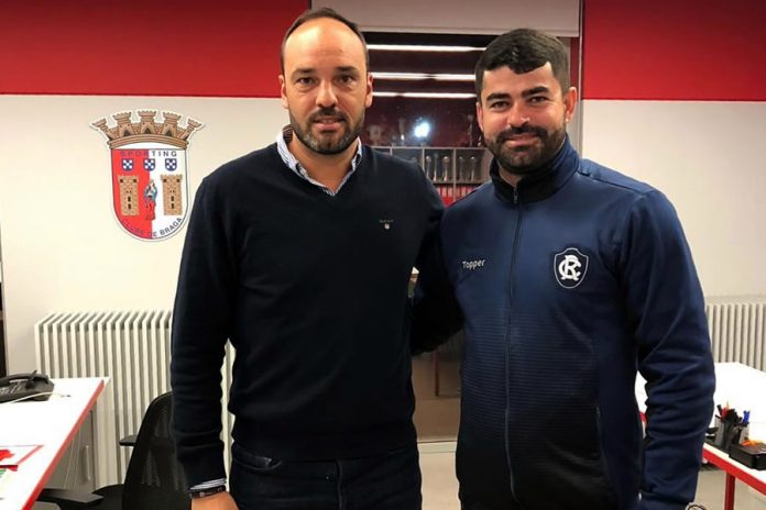 Ari Barros visitou o Sporting Clube de Braga (Portugal)