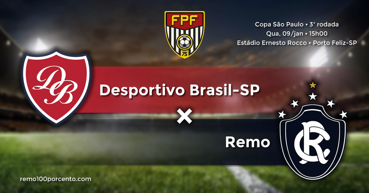 Desportivo Brasil-SP × Remo