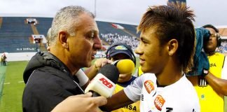 Márcio Fernandes e Neymar