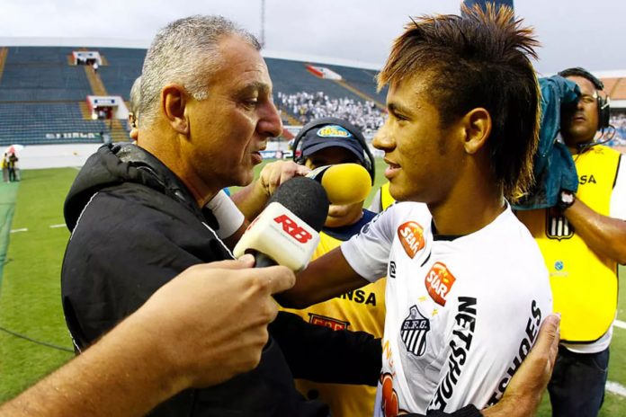 Márcio Fernandes e Neymar