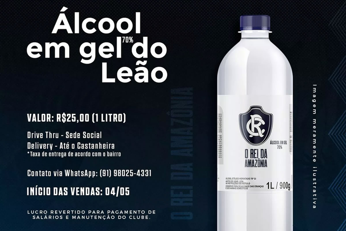 Álcool em gel do Leão