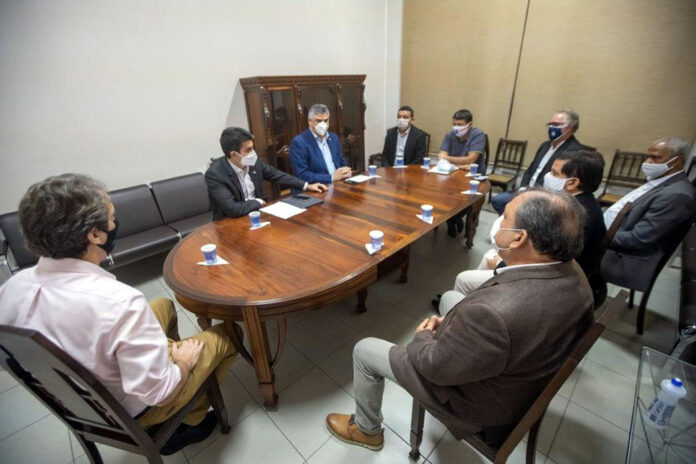 Reunião entre Governo do Estado, SEEL, FPF, Remo e Paysandu para tratar do retorno do futebol