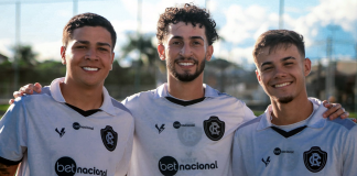 Ramires, Guty e Matheus Grecco – Foto: Sandro Galtran (Clube do Remo)